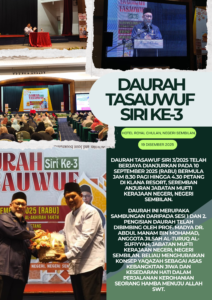 DAURAH TASAUWUF SIRI 3
